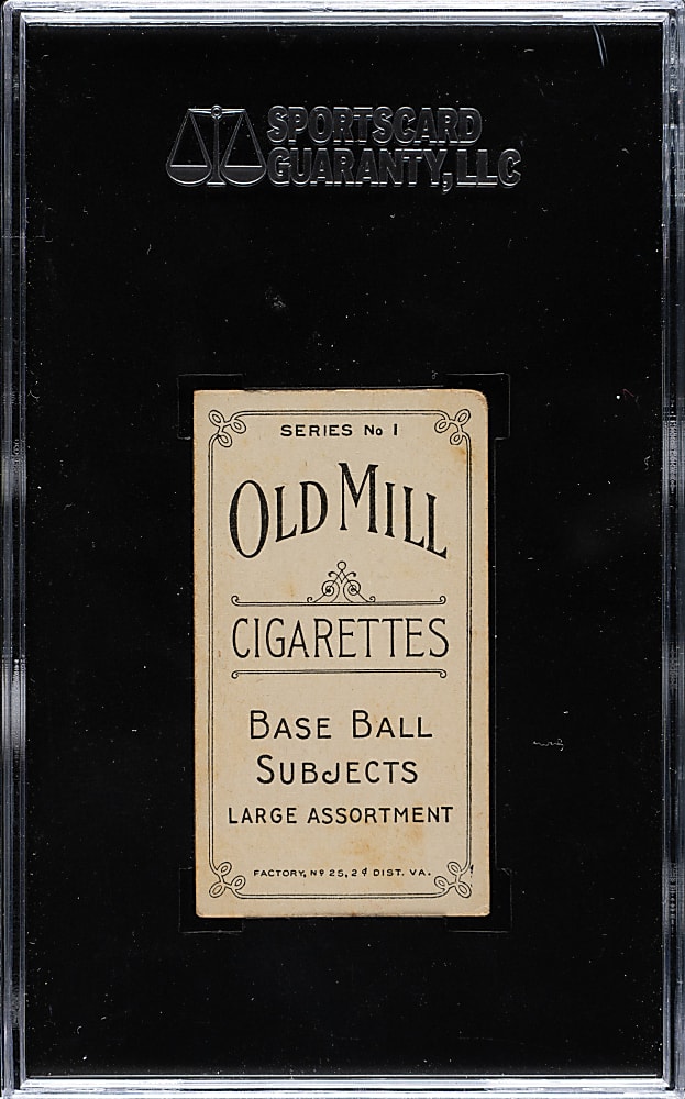 1910 T210 Old Mill Tobacco "Series 1" Juan Viola SGC VG 40