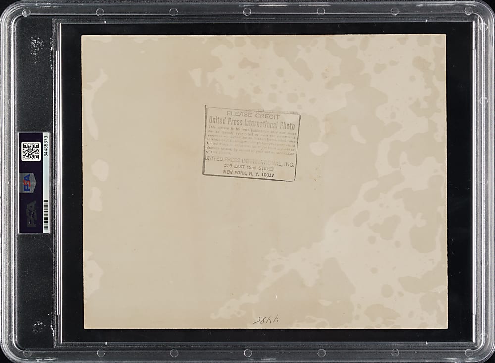 1971 Billy Cunningham United Press International Wire Photograph PSA/DNA Type III