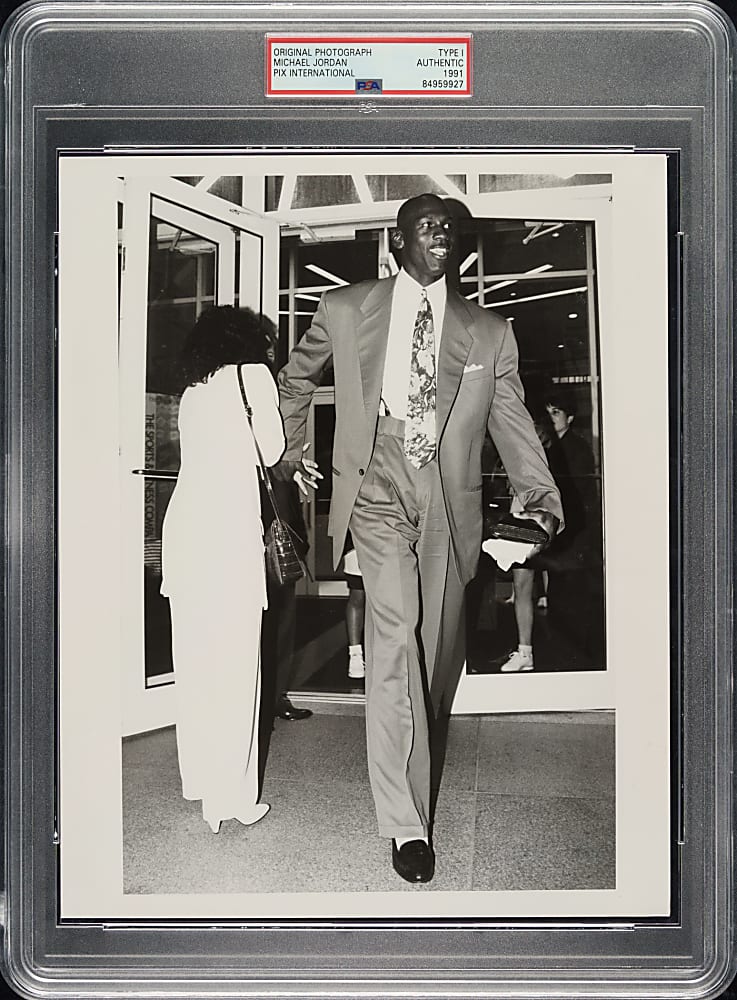 1991 Michael Jordan Original Pix International Photograph PSA/DNA Type I