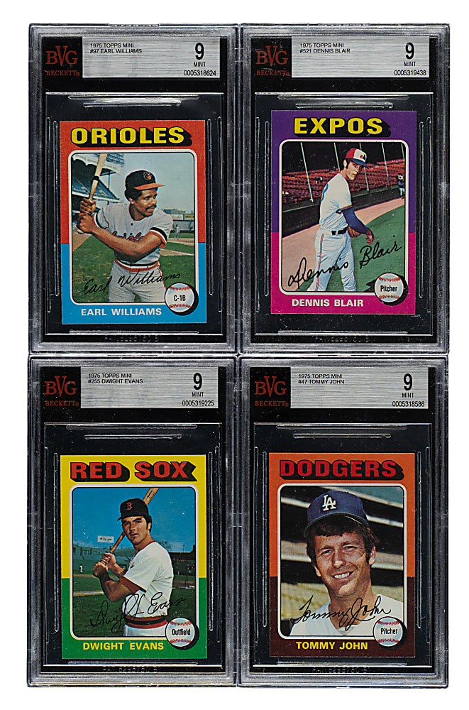 1975 Topps Mini BVG MINT 9 Collection (45)