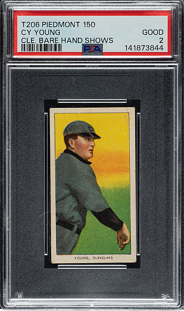1909-1911 T206 White Border Cy Young Bare Hand Shows PSA GOOD 2