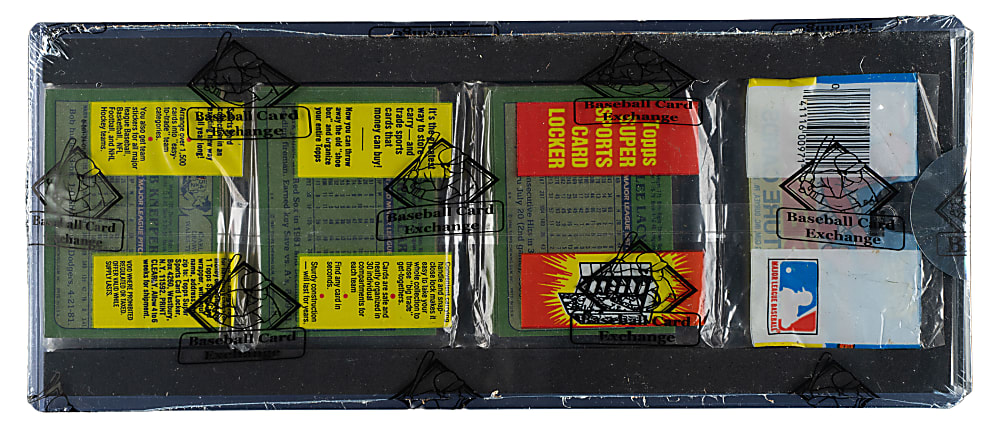 1982 Topps Unopened Rack Pack - Cal Ripken Jr. Rookie and Carl Yastrzemski on Top - BBCE