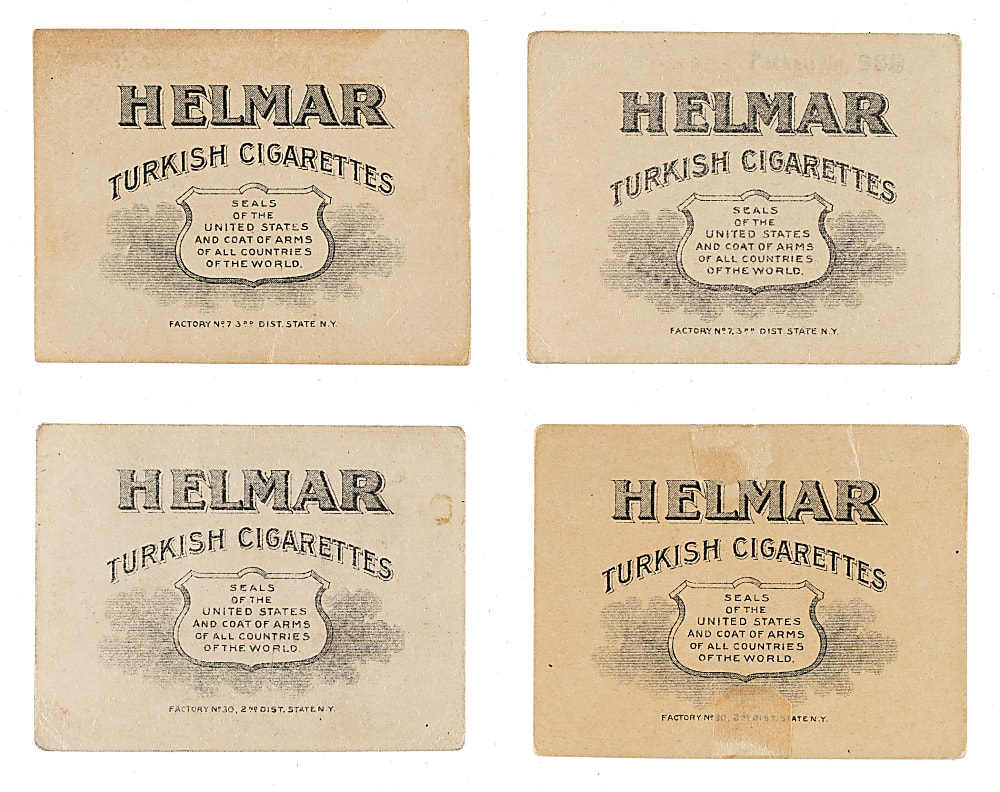 1910-1911 T107 Helmar "State Seals of US & Coat of Arms" Collection (504) Including Complete and Near-Complete Sets