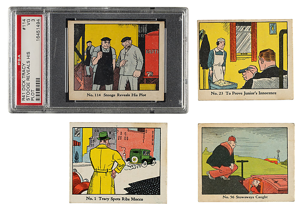 1935 R41 "Dick Tracy Caramels" Near-Complete Set (128/144)