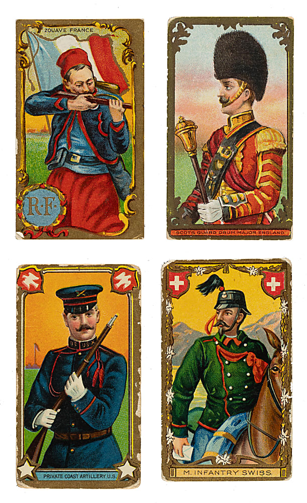 1910-1911 T80 "Military Series" Near-Complete Set (49/50)