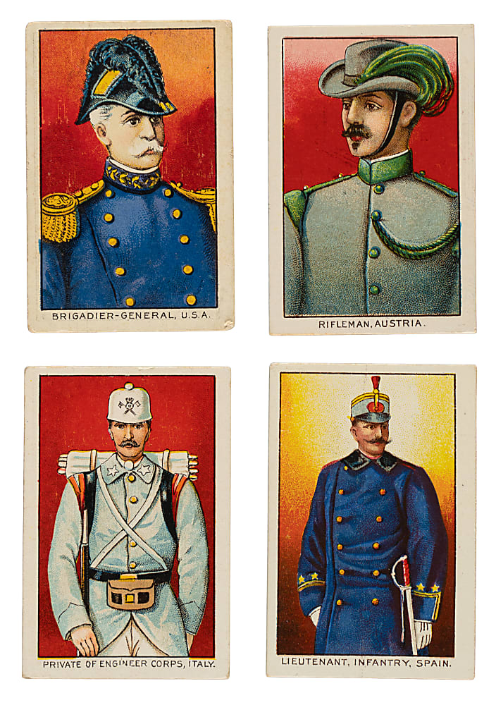 1910 T79 Fez/Lenox/Tolstoi "Military Series" Near-Complete Set (79/100)