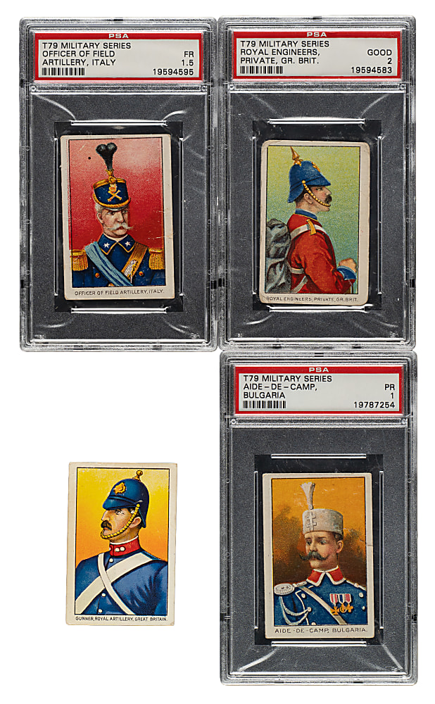 1910 T79 Fez/Lenox/Tolstoi "Military Series" Near-Complete Set (79/100)