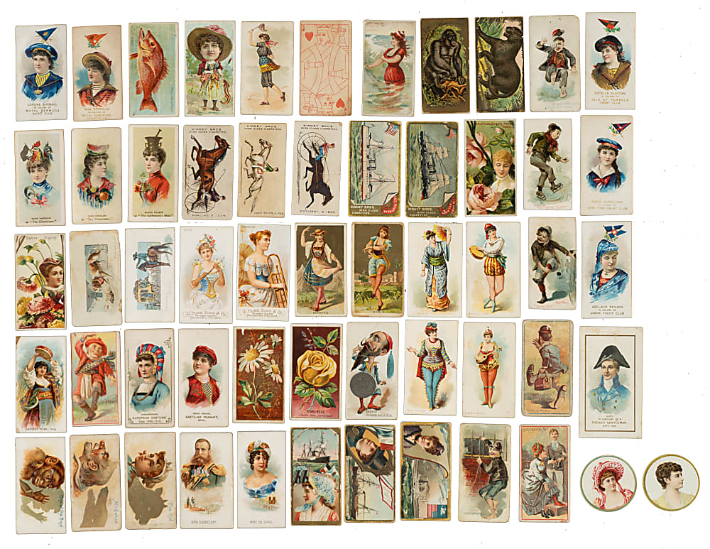 1880s Duke, Goodwin, Kimball, and Kinney Nonsport Tobacco-Card Collection (281)
