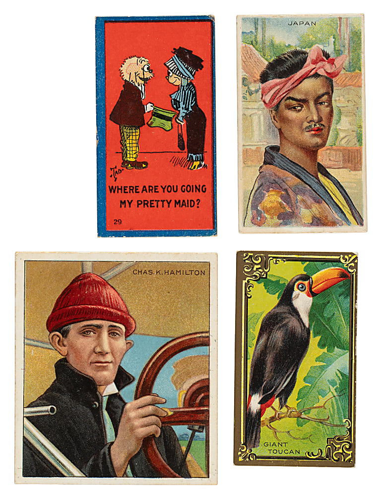 1910-Era Nonsport "T" Card Collection (788) Including "Bird Series," "Fish Series," and "Types of Nations"