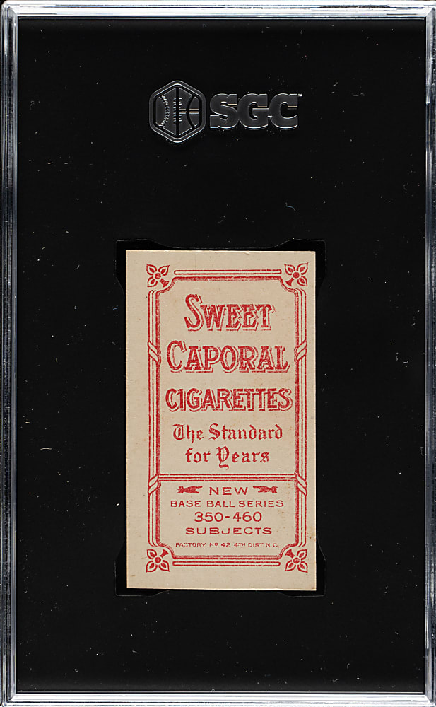 1909-1911 T206 White Border Ty Cobb Portrait Red Background SGC EX/NM 6