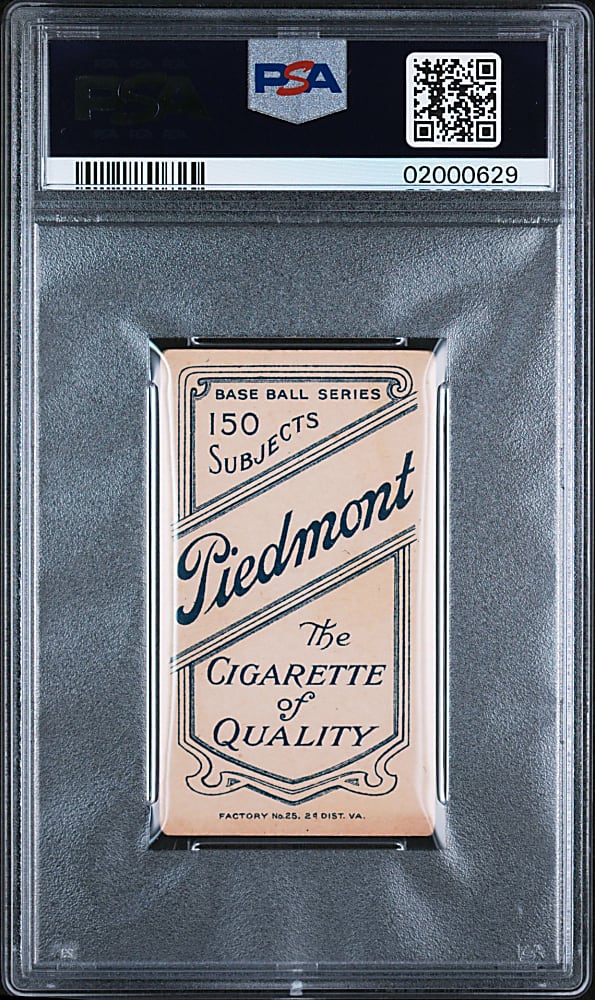 1909-1911 T206 White Border Walter Johnson Portrait PSA EX 5