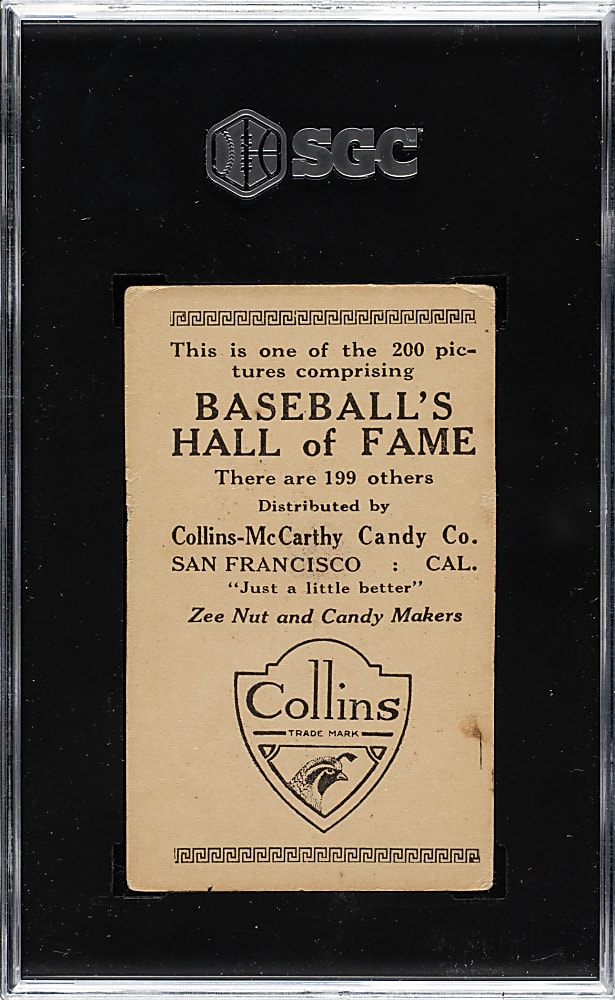 1917 E135 Collins-McCarthy #194 Joe Wood SGC VG 3