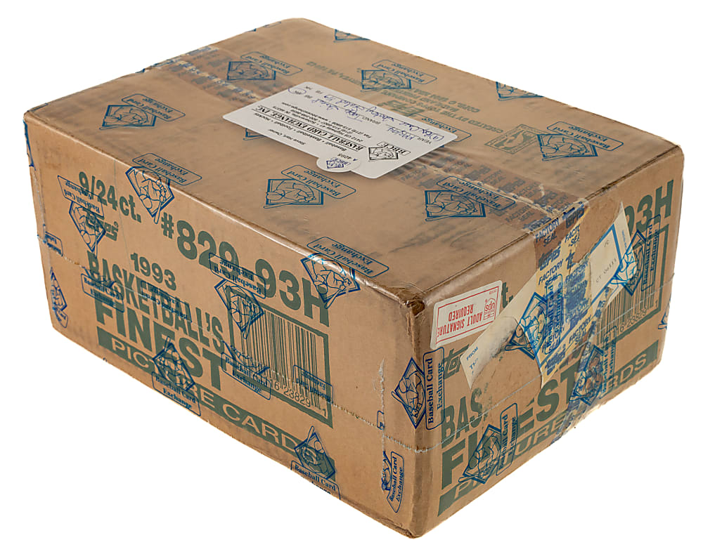 1993-1994 Topps Finest Basketball Factory-Sealed Unopened Hobby Case (9 Boxes, 216 Packs) - BBCE