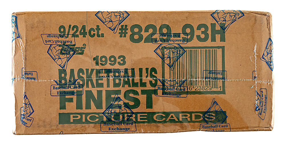 1993-1994 Topps Finest Basketball Factory-Sealed Unopened Hobby Case (9 Boxes, 216 Packs) - BBCE
