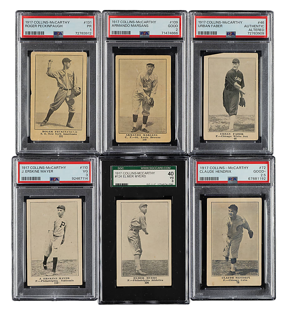 1917 E135 Collins-McCarthy Partial Set (104/200)