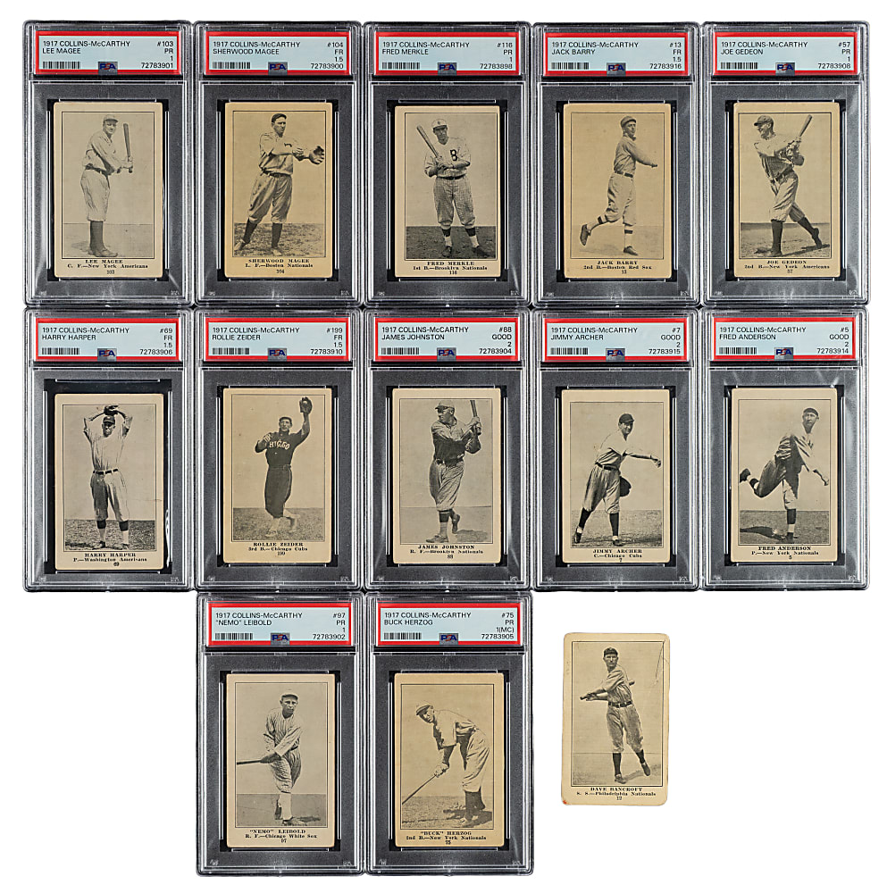 1917 E135 Collins-McCarthy Partial Set (104/200)