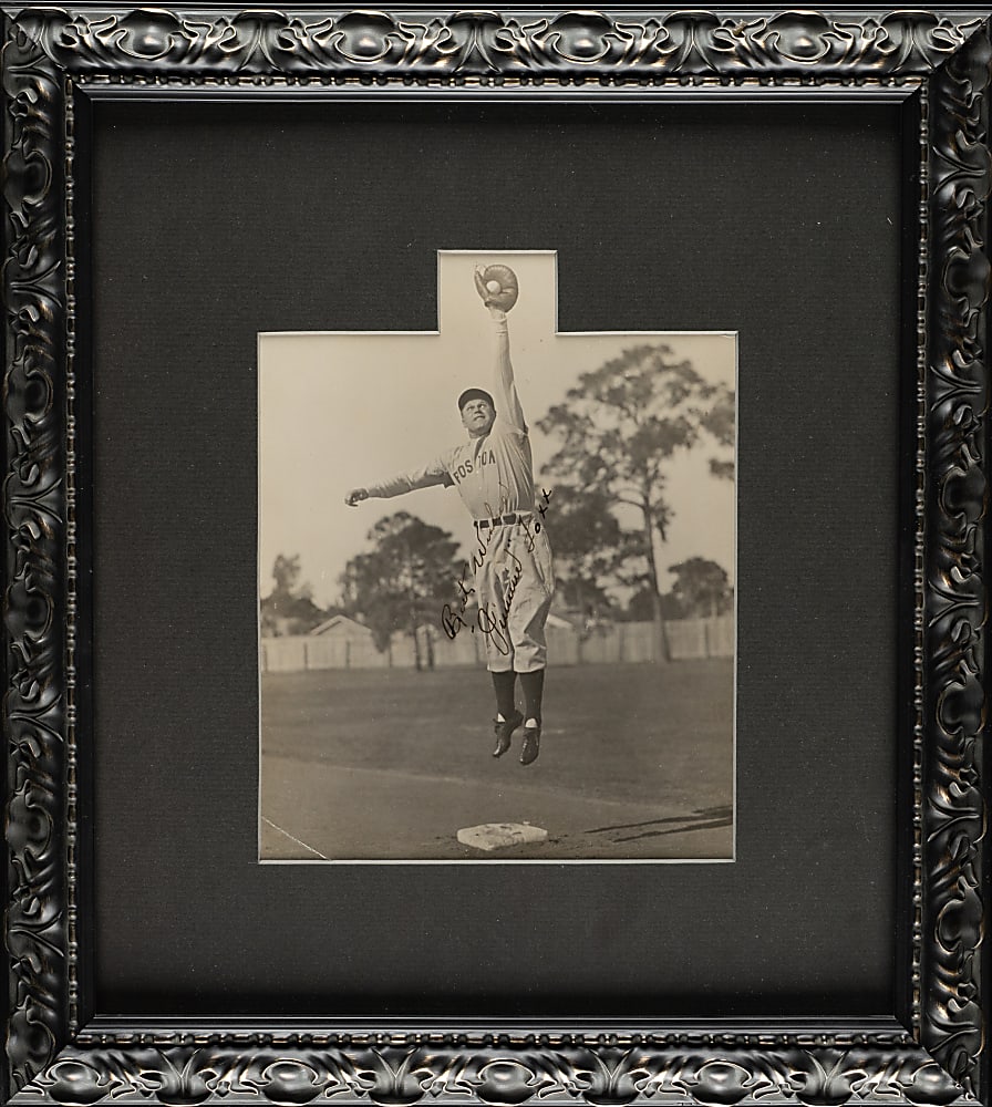 Circa 1940s Jimmie Foxx Signed Original Photograph PSA/DNA Type I