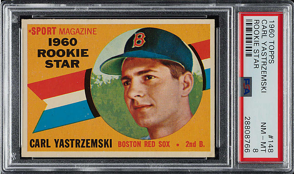 1960 Topps #148 Carl Yastrzemski Rookie PSA NM-MT 8