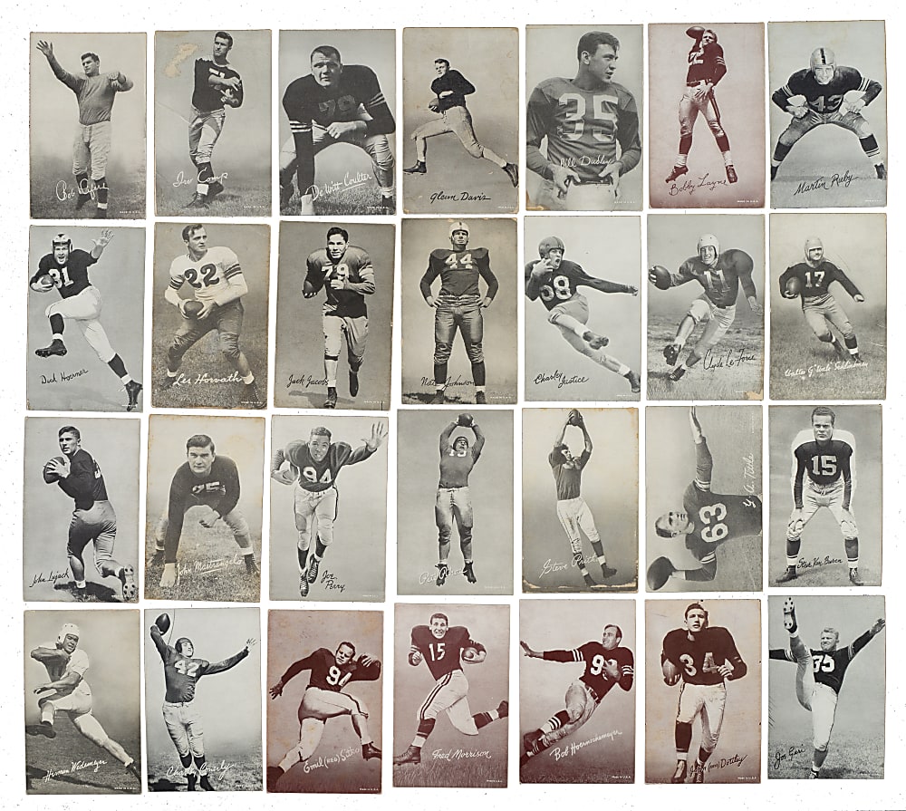 1948-1952 W468 Football Exhibits Complete Set (59)