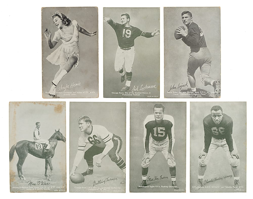 1948-1949 W469 Exhibits "Sports Champions" Partial Set (29/50) Including George Mikan