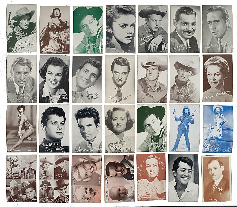 1920s to 1960s Actors and Actresses Nonsport Exhibits Collection (555)