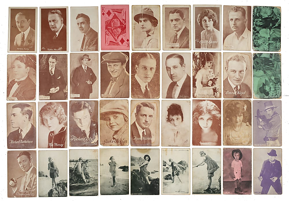 1920s to 1960s Actors and Actresses Nonsport Exhibits Collection (555)