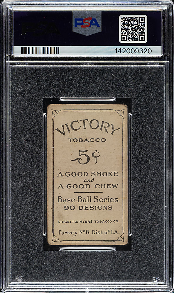 1915 T214 Victory Tobacco Dick Hoblitzell PSA GOOD 2 (MC) - The Only Graded Example!