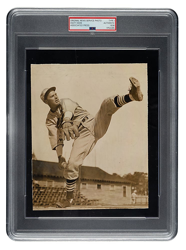 1936 Dizzy Dean Original Associated Press Photograph PSA/DNA Type I
