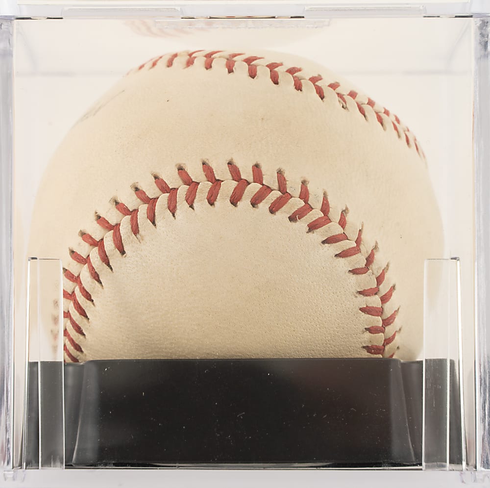 Chief Bender Single-Signed Baseball PSA/DNA NM-MT 8 Autograph Grade