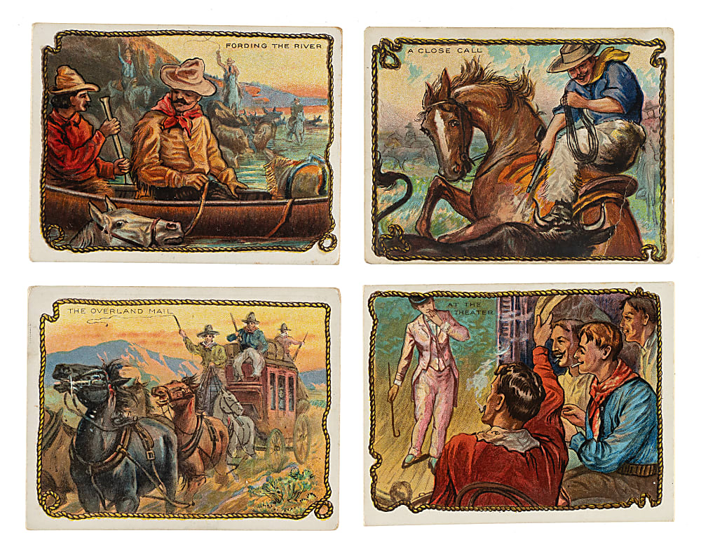 1910 T53 Hassan "Cowboy Series" Complete Set (49) Plus 57 Duplicates