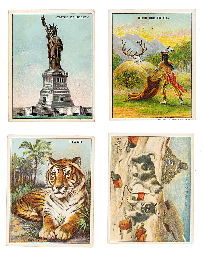 1910-Era Hassan "T" Set Complete and Partial Set Collection (10 Sets, 366 Cards)