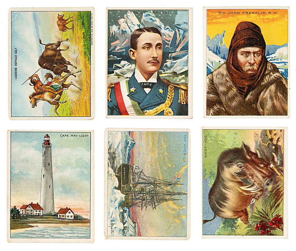 1910-Era Hassan "T" Set Complete and Partial Set Collection (10 Sets, 366 Cards)