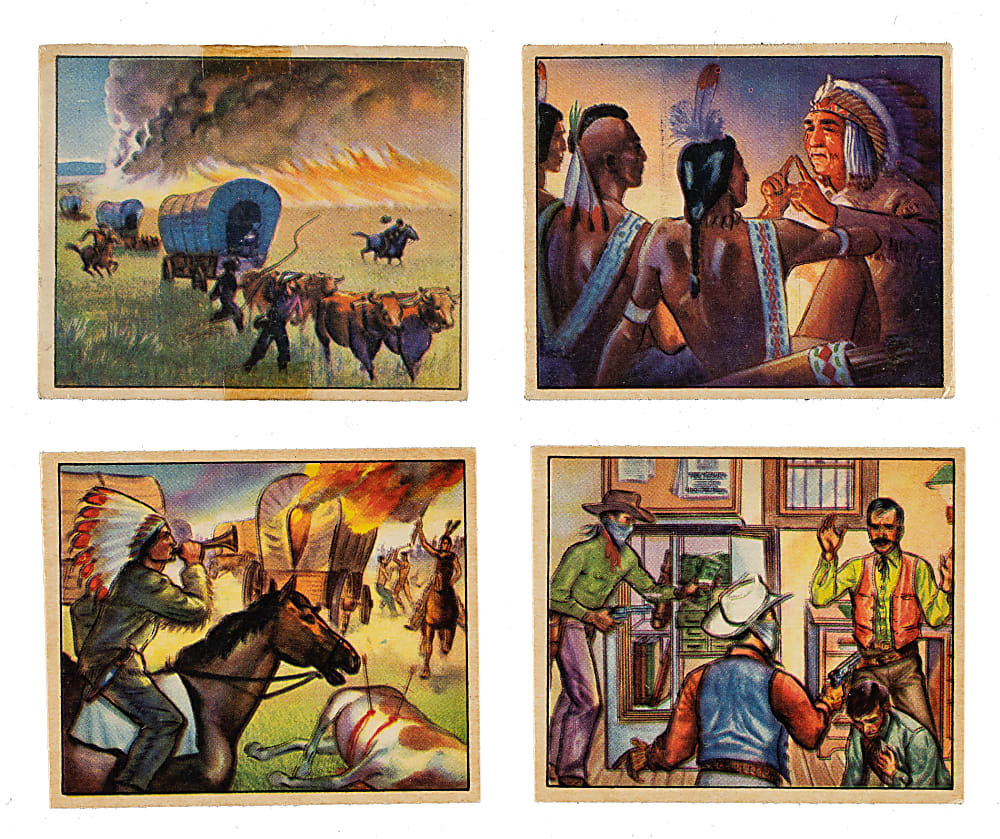 1950 Bowman "Wild West" Complete Set (180)