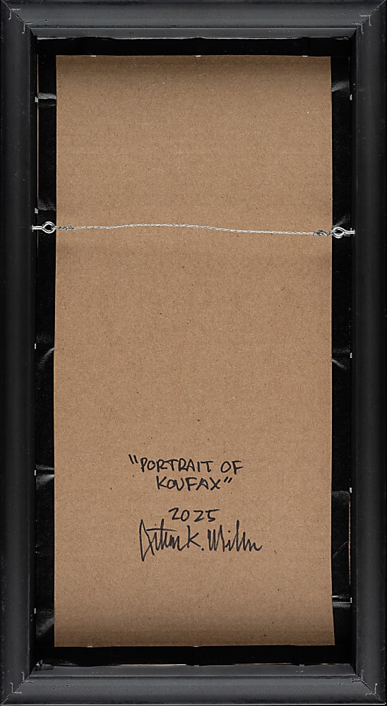 Sandy Koufax Original Painting by Arthur K. Miller