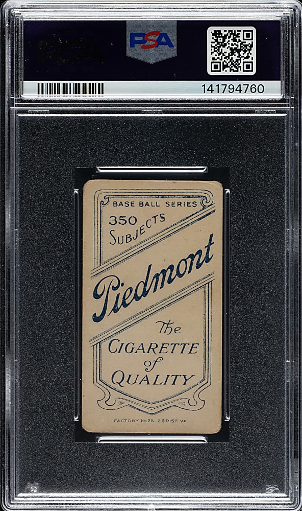 1909-1911 T206 White Border Walter Johnson Portrait PSA GOOD 2