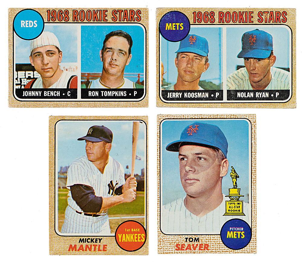 1968 Topps Complete Set (598) Plus Complete Game Set (33)