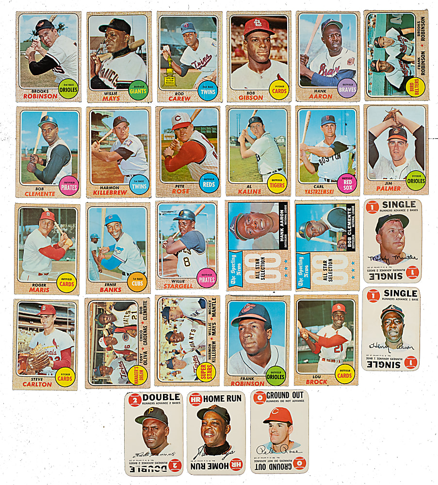 1968 Topps Complete Set (598) Plus Complete Game Set (33)