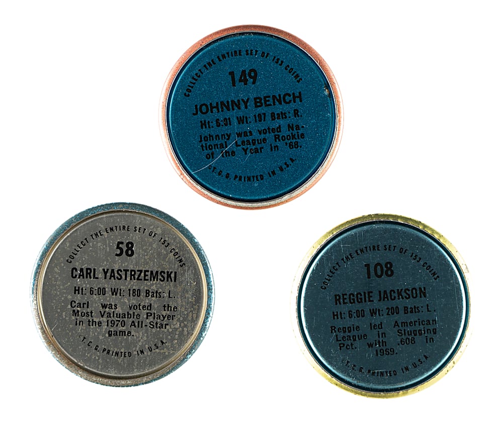 1971 Topps Coins Complete Set (153)