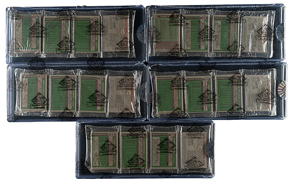 1976 Topps Unopened Rack Pack Collection (5) - BBCE