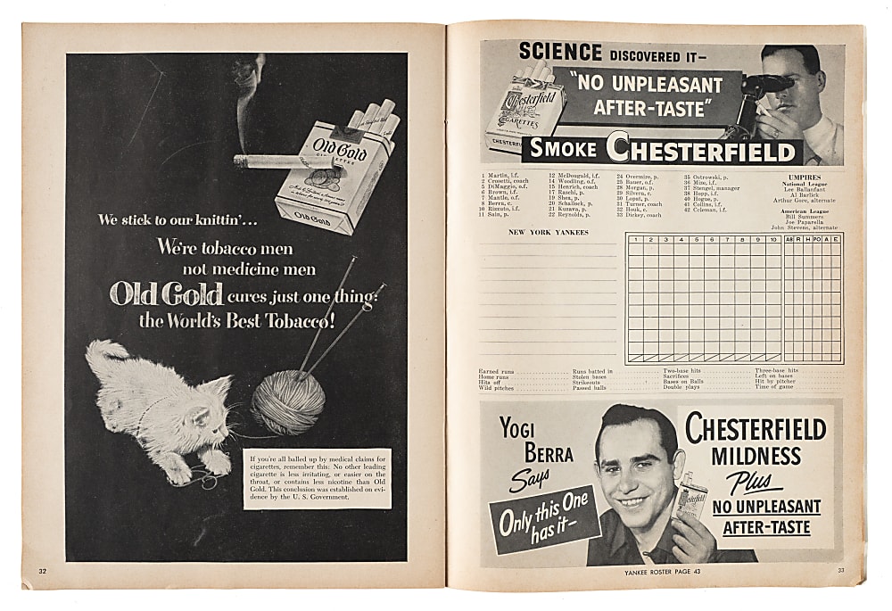 1951 New York Yankees vs. New York Giants World Series Program and Game 1 and 2 Ticket Stub Trio - Mickey Mantle and Willie Mays World Series Debut