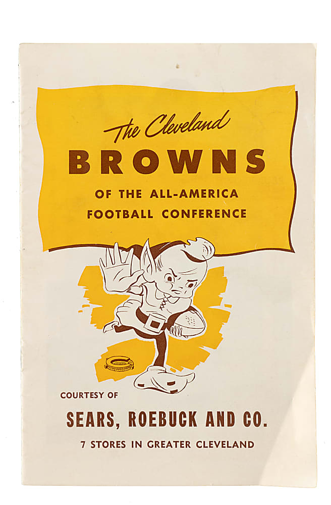 1946 Cleveland Browns Multi-Signed Guide Book
