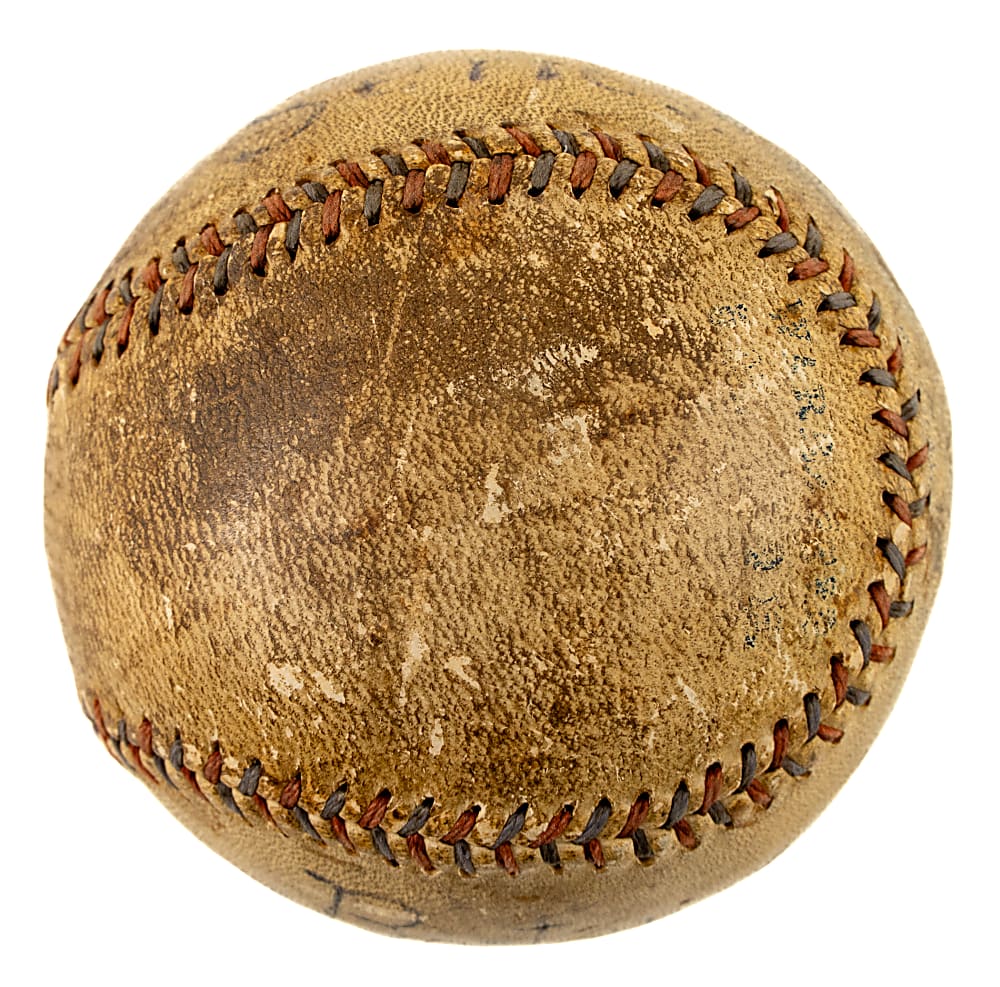 1903 Boston Americans vs. Pittsburgh Pirates World Series Game-Used Baseball - MEARS