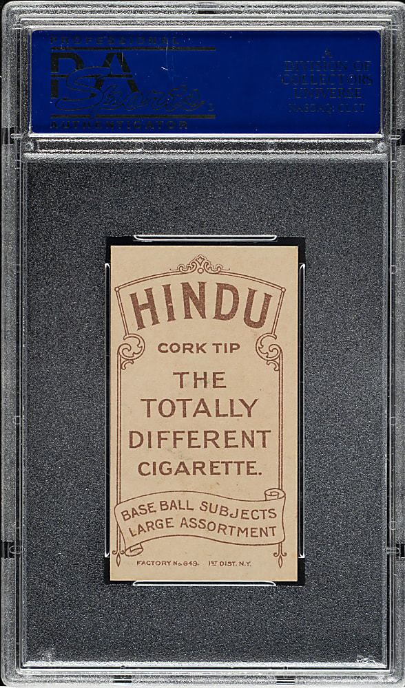 1909-1911 T206 White Border Bill Cranston Southern Leaguer PSA NM 7 - Brown Hindu Back - 1 of 1 - Highest Graded!