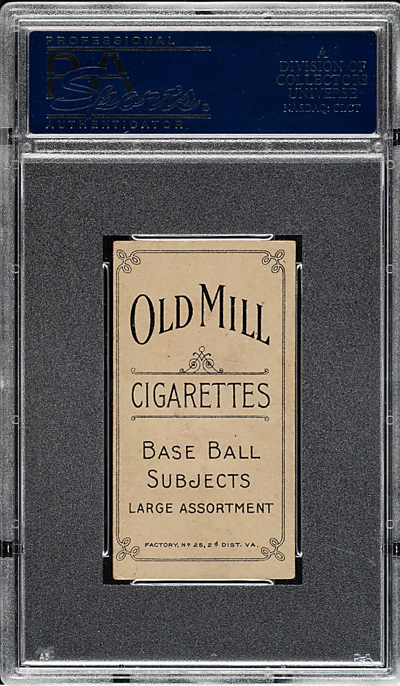 1909-1911 T206 White Border Cy Young Portrait PSA VG-EX 4 - Old Mill Back