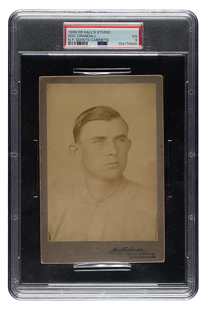1908-1909 Hall's Studio Cabinets Doc Crandall PSA VG 3 - The ONLY Graded Example!