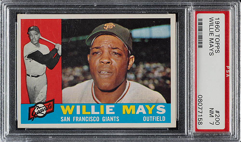 1960 Topps #200 Willie Mays PSA NM 7