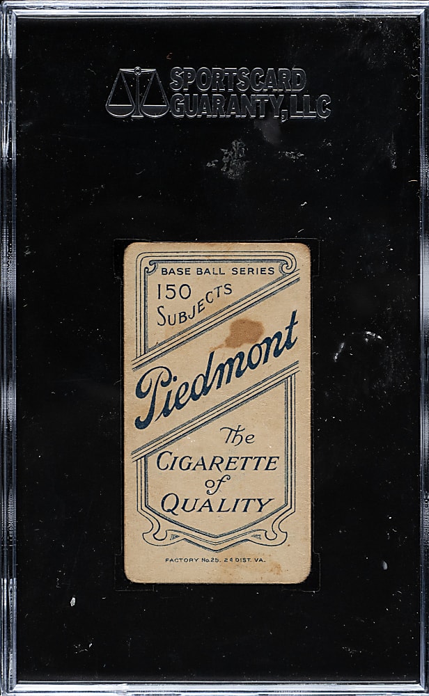 1909-1911 T206 White Border Christy Mathewson White Cap SGC GOOD 30