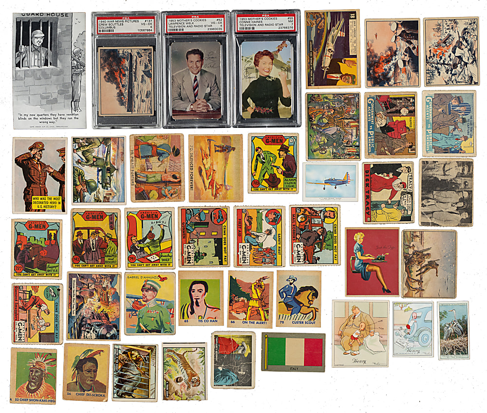 1920s to 1960s Nonsport-Card Collection (1,068)