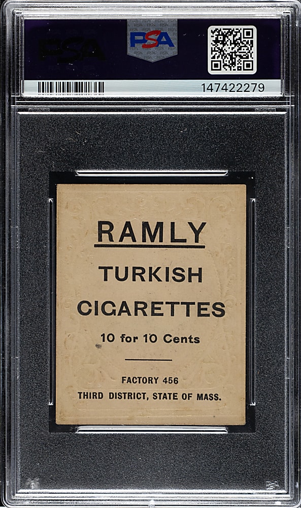 1909 T204 Ramly Tobacco Walter Johnson PSA VG-EX 4 - Newly Discovered!