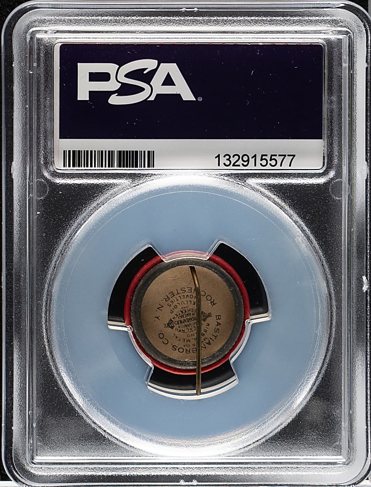 1924 Mrs. Sherlock's Bread Pin Babe Ruth PSA NM 7